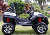 24V 2 Seater Ranch Wagon Ride on Electric 4x4 Car Truck Jeep Leather Seats