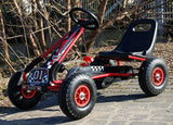 Zoom - Eva Rubber Wheels Pedal Go Kart Ride On Car Kids/Children