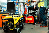 PORTABLE KEY START PETROL ENGINE GENERATOR 10.5KVA 16HP 4STROKE G9000W NEW