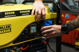 PORTABLE KEY START PETROL ENGINE GENERATOR 10.5KVA 16HP 4STROKE G9000W NEW