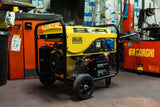 PORTABLE KEY START PETROL ENGINE GENERATOR 10.5KVA 16HP 4STROKE G9000W NEW