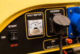 PORTABLE KEY START PETROL ENGINE GENERATOR 10.5KVA 16HP 4STROKE G9000W NEW
