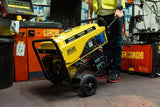 PORTABLE KEY START PETROL ENGINE GENERATOR 10.5KVA 16HP 4STROKE G9000W NEW