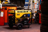 PORTABLE KEY START PETROL ENGINE GENERATOR 10.5KVA 16HP 4STROKE G9000W NEW