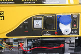 PORTABLE KEY START PETROL ENGINE GENERATOR 10.5KVA 16HP 4STROKE G9000W NEW