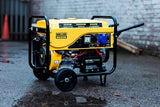 PORTABLE KEY START PETROL ENGINE GENERATOR 10.5KVA 16HP 4STROKE G9000W NEW