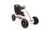 Licensed Abarth Ride On Pedal Go Kart for Kids/Children - White