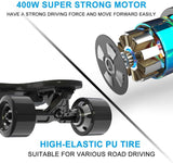 Electric Skateboard, Longboard For Teens and Adults, 4Ah Battery 400W