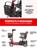 FOLDABLE PAVEMENT LEGAL ELECTRIC MOBILITY SCOOTER WITH REMOVABLE BATTERY