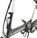Z1S TAKE ANYWHERE COMPACT FOLDING ELECTRIC BIKE - MATT BLACK 10AH - 25 KMPH
