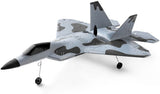 F-22A RAPTOR RTF 3CH RC JET PLANE WITH 3D/6G OPTIONAL AUTOPILOT GYRO