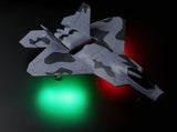 F-22A RAPTOR RTF 3CH RC JET PLANE WITH 3D/6G OPTIONAL AUTOPILOT GYRO