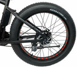 Electric Mountain Stealth 21 Speed Electric Fat Bike 26"  10AH - Matt Black