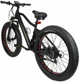 Electric Mountain Stealth 21 Speed Electric Fat Bike 26"  10AH - Matt Black