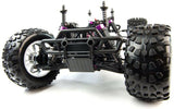 Bug Crusher Electric RC Monster Truck Car Orange Flame FREE BATTERY