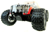 Bug Crusher Electric RC Monster Truck Car Orange Flame FREE BATTERY