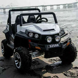 24V 2 Seater Ranch Wagon Ride on Electric 4x4 Car Truck Jeep Leather Seats