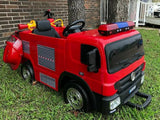 12v Ride On Fire Engine Truck Toy Car Kids Children Electric Battery Powered
