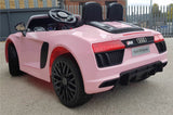 12V Licensed Audi R8 Spyder Battery Kids Electric Ride On Car Pink