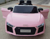 12V Licensed Audi R8 Spyder Battery Kids Electric Ride On Car Pink