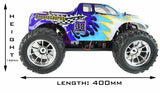 Bug Crusher 2.4Ghz Electric RC Truck Car - FREE SPARE BATTERY