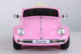 12V Licensed VW Beetle Ride On Electric Car Battery Powered Kids/Children Pink