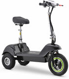 FOLDING 3 WHEEL ELECTRIC MOBILITY SCOOTER WITH SEAT 350W