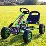 Zoom - Eva Rubber Wheels Pedal Go Kart Ride On Car Kids/Children
